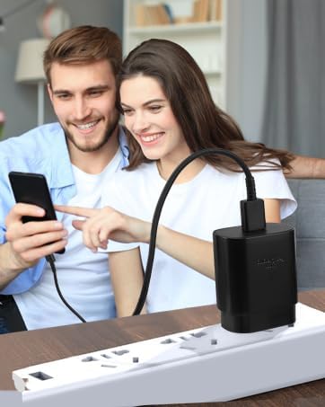 Android Charger Fast Charging, 25W Samsung USB C Fast Wall Charger with 5FT Android Phone Charging Cable for Galaxy S24 Ultra/S24+/S24/S23 Ultra/S...