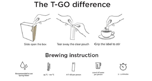 T-Go Chill Tea Calming Herbal Tea Sticks Organic Lavender Chamomile Relaxing Stress Relief Antioxidant Rich Decaf 15 Tea Sticks Pack of 1...