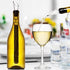 Wine Chiller Ice Red Wine Bottle Stainless Steel Cooler Chiller Stick Container Freezer 3 in 1 with Aerator and Pourer Wine Accessory (2)...
