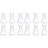 12pcs Flask, Bottle Kit Learning Mouth Supplies Ml Container Erlenmeyer Wide Triangular for Bottles Professional Scientific Plastic of Flask- Cone...