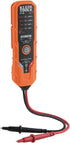 Klein Tools ET40 Digital AC/DC Voltage Tester, 12-240V AC, 1.5-24V DC, LED Illumination, DC Polarity, Auto Off, CATIII 250V-Class 2- Double Insula...