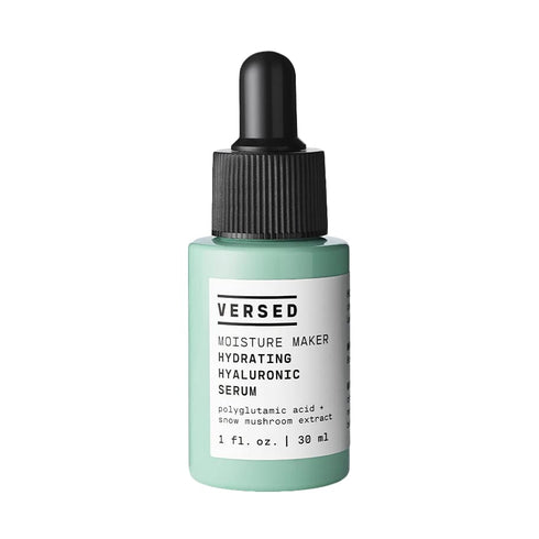 Versed Moisture Maker Hydrating Hyaluronic Serum - Lightweight Face Serum for Dry Skin, Moisturizing Polyglutamic Acid + Snow Mushroom Extract for...