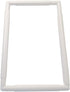 17 X 11" Plastic Cross Stitch Frame Square Embroidery Hoop White DIY Sewing Tools Sewing Hoop Handhold Craft Clip Embroidery Snap Frame Hoop for C...