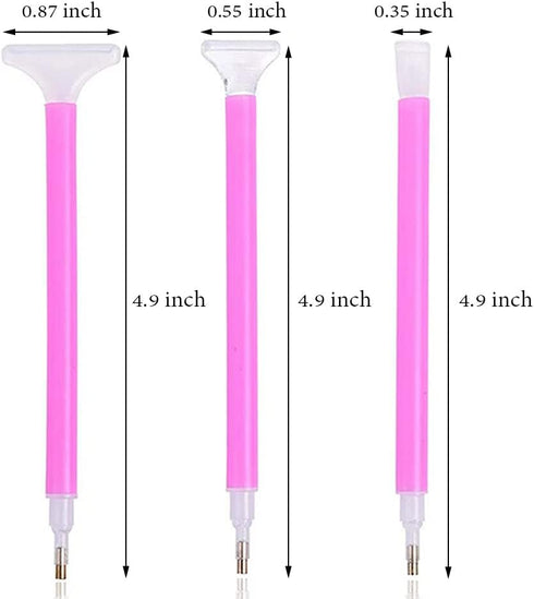 BLUECELL 3 Different Types DIY 5D Diamond Embroidery Pen for Diamond Rhinestone Painting Tool......