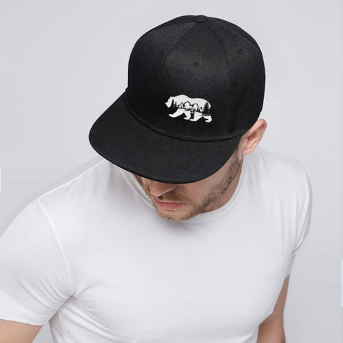 Negi Bears Hat Skull Hats for Men, Hip Hop Women Baseball Cap Outdoor Mens Snapback Hats, Mountain Hat Black Trucker Hat for Hiking, Climbing, Fis...