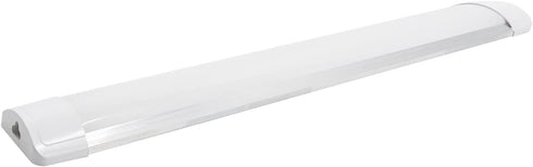 1ft/30cm 10W LED Batten Purification Lights, IP20 Waterproof Fluorescent Tube Lights, 1200LM 6500K Cold White Fitting Ceiling Lighting Fixture for...