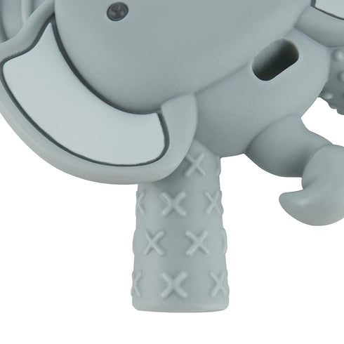 Itzy Ritzy - Ritzy Teether for Molars - Massages Sore Gums & Reaches Back Molars - Silicone Baby Teething Toy with Multiple Textures & Flexible De...