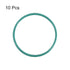 uxcell Fluorine Rubber O-Rings, 50mm OD 45.2mm ID 2.4mm Width FKM Seal Gasket for Machinery Plumbing, Green, Pack of 10...
