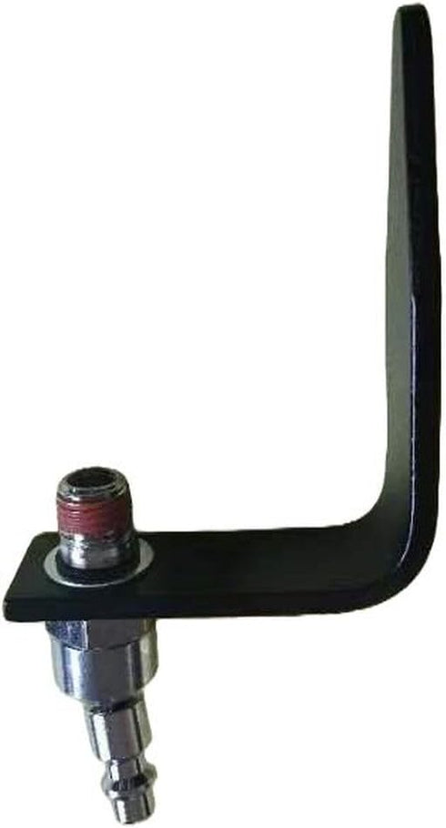 22-413 Heavy Duty Aluminium Pneumatic L-Shaped Rafter Hook for Nail Guns with 1/4in. Industrial Body and 1/4in. Male NPT Swivel Fitting (1/4 inch)...