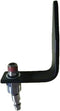 22-413 Heavy Duty Aluminium Pneumatic L-Shaped Rafter Hook for Nail Guns with 1/4in. Industrial Body and 1/4in. Male NPT Swivel Fitting (1/4 inch)...