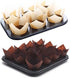 Augshy Tulip Cupcake Liners, 60pcs Baking Cups Muffin Tins Treat Cups for Weddings, Birthdays, Baby Showers, Brown and Natural...