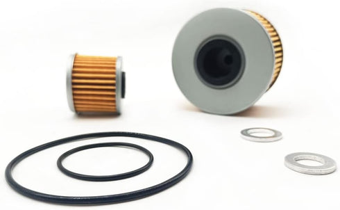 Oil Filter Change Kit Fit for Honda Pioneer 1000 2016-2020 Oil Air Filter Replace 15412-MGS-D21 Oil Filter Kit with O-rings and Drain Plug Gaskets...