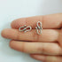20 pcs S Shape Hooks Accessories Jewelry Leather Cord Ropes Crimp End Pendant Pinch Clasp Bails Choker Necklace Beads Connector Bracelet Charms Bu...