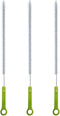 3Pcs 27.9” long Sink Drain Overflow Cleaning Brush, Household Sewer Hair Catcher ?Green?...