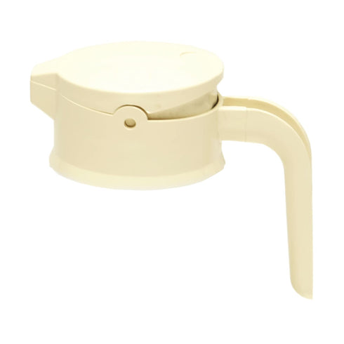 Service Ideas SY916AL Syrup Dispenser, 16 oz, Almond/Clear...