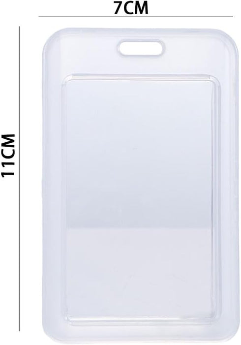 5pcs Transparent Card Protective Case Unisex ID Card Holders, Waterproof and Anti Bending Credit Card Business Card Case......