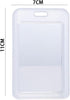 5pcs Transparent Card Protective Case Unisex ID Card Holders, Waterproof and Anti Bending Credit Card Business Card Case......