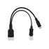 chenyang Micro USB Male to USB 2.0 Female OTG Cable with Micro USB Auxiliary Power Supply(can only Charge External Devices)...