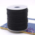 109 Yards Nylon Cord Beading Satin String for Chinese Knotting Rattail Beading Macrame Friendship Bracelet Jewelry Making (Black, 1.5MM)...