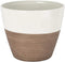 Rocky Mountain Goods Planter Pot - Round Durable Resin 8” Pot - UV Coated Finish to Prevent Fading - Modern Look Flower Pot for Patio, Porch, Outd...