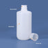 250ml/2 Pcs HDPE Narrow Mouth Round Container, Leak Proof Plastic Lab Chemical Reagent Bottles, Water Sample Bottles (Translucence, 8.45 oz)...
