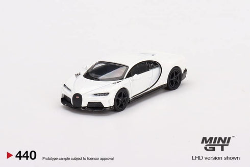 Bugatti Chiron Super Sport White 1/64 Diecast Model Car by True Scale Miniatures MGT00440...