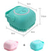 MB&RB STORE Pack of 2 Soft Silicone Pet Bath Brushes, Pet Grooming Shampoo, Massage Dispenser for Short and Long Haired Dogs and Cats...