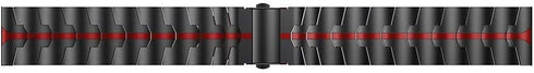 Compatible for Samsung Galaxy Watch 5 pro 45mm/4 Classic 46mm/42mm Band,Enamel Stainless Steel Metal Quick Release Watch Strap Compatible for Sams...