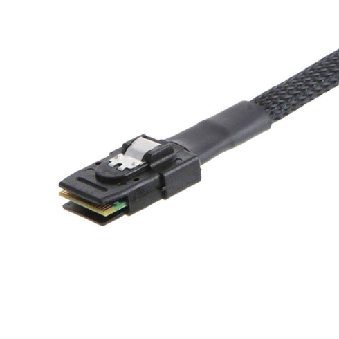 JacobsParts Mini SAS to 4-SATA SFF-8087 Multi-Lane Forward Breakout Internal Cable, 1.6 Feet...