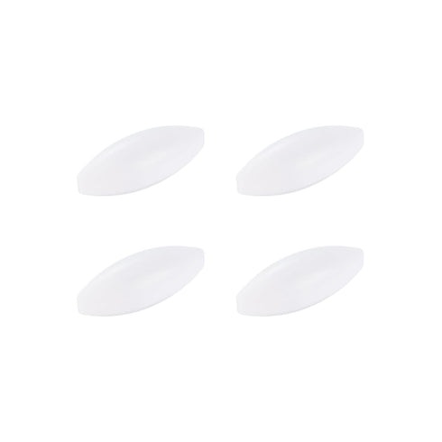 MECCANIXITY Magnetic Stirrer Mixer Stir Bar Rod 40mm(1.57") x15mm Olive Shape PTFE Coating Magnet White for Laboratory 4Pcs...