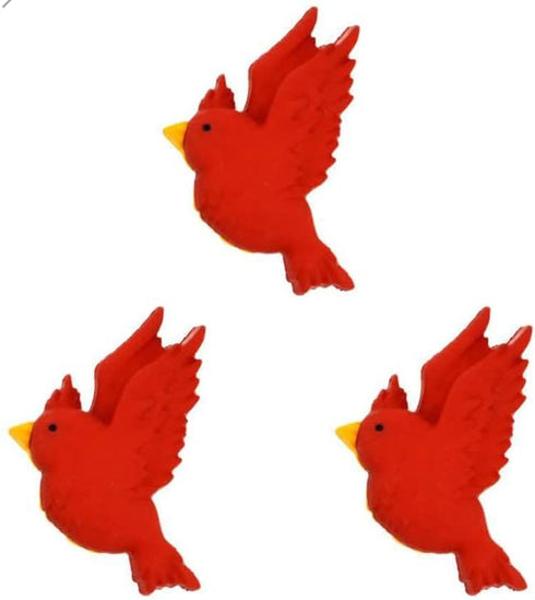 Cardinals - Buttons by Dress It Up Buttons & Embellishments, Red...