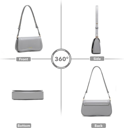 Small Joy Shoulder Bag for women Crossbody Purse Vegan Waterproof Leather Handbag Clutch Hobo Designer Bags...
