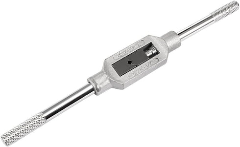 uxcell Adjustable Tap Wrench Handle, for Metric M3-M12 W1/8-1/2 Taps, Thread Tap Holder Reamer Hand Tapping Tool for Machinist Repair, Medium Carb...