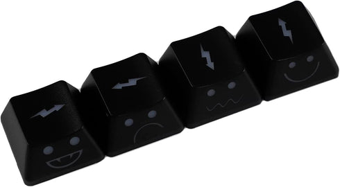 1.6mm Thickness WASD Arrow Replacement Keycaps Lightning Baby Shine Through Keycaps OEM Profile for MX Mechanical Gaming Keyboard Keycap...