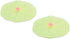 Charles Viancin - Set of 2 Lilypad 4” Silicone Drink Covers - Airtight Seal on Any Smooth-Rimmed Glass, Keep Drinks Cool or Hot, Protect from Wing...