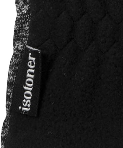 isotoner Women's Unlined Water Repellant Touch Screen Gloves, Black, One Size...