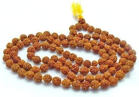 Nepali Rudraksha Mala with Certificate for Wearing and Japa Mala (5 Mukhi Mala, 108 Beads Mala)....