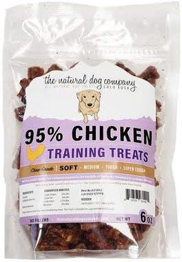 The Natural Dog Company All Natural Soft Meat Training Treats (Chicken)...