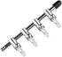Aquarium Air Valve 4 Way Inline Manifold Air Flow Pump Tubing Splitter Lever Control Valve 4-Pack...