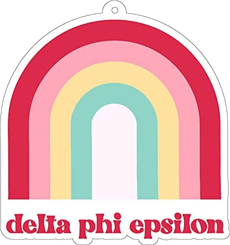 Delta Phi Epsilon - Rainbow Air Freshener - 2/Pack - Flowers & Sunshine Scent...