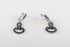 Simple Fashion Vintage Jewelry Sets Women Black Rhinestone 8 Shaped Necklace Earrings Jewelry Accessories...
