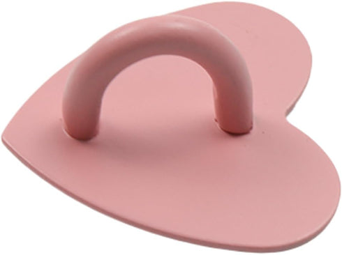 12Pcs Phone Charm Hook Adhesive Metal Phone Finger Grip Hook Cell Phone Ring Holder Stand for DIY Accessories (Pink, Heart Shaped)...
