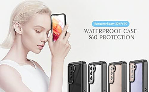 Waterproof Case for Samsung S21,Dustproof Shockproof IP68 Waterproof Case with Screen Protector,Full Body Protective Cover for Samsung Galaxy S21 ...