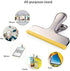 HOUSE AGAIN 12 Pack 3 Sizes Stainless Steel Chip Bag Clips Covered with Silicone - NO More Sharp Edges - Air Tight Seal Bag Clips, 5 Inches, 3 Inc...
