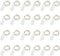 24 Pack 6.6ft 20 LED Mini String Lights Silver Wire Starry Lights for DIY Wedding Party Festival Halloween Christmas (Cool White)...