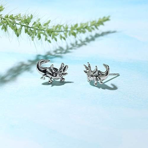 Boma Jewelry Sterling Silver Axolotl Stud Earrings...