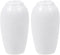 SEWACC 2Pcs Miniature Ceramic Vase Dollhouse Mini Vase Model Furniture DIY Doll House Vase Micro Landscape Fairy Garden Decoration ( White )...