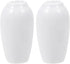 SEWACC 2Pcs Miniature Ceramic Vase Dollhouse Mini Vase Model Furniture DIY Doll House Vase Micro Landscape Fairy Garden Decoration ( White )...