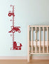 Wall Decor Plus More Farm Tractor Growth Chart Height Ruler Vinyl Boy Bedroom Art Stickers Red...