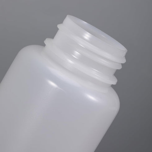 8.4 oz Wide Mouth Lab Reagent Bottle, Laboratory Grade Chemical Container, Sealed Leak-proof Translucent HDPE Bottle, Pill Bottle, Water Sample Bo...